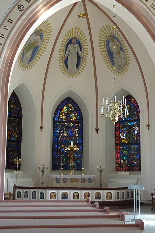 Öckerö nya kyrka, interno