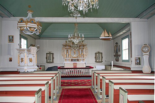 Käringöns kyrka, interno