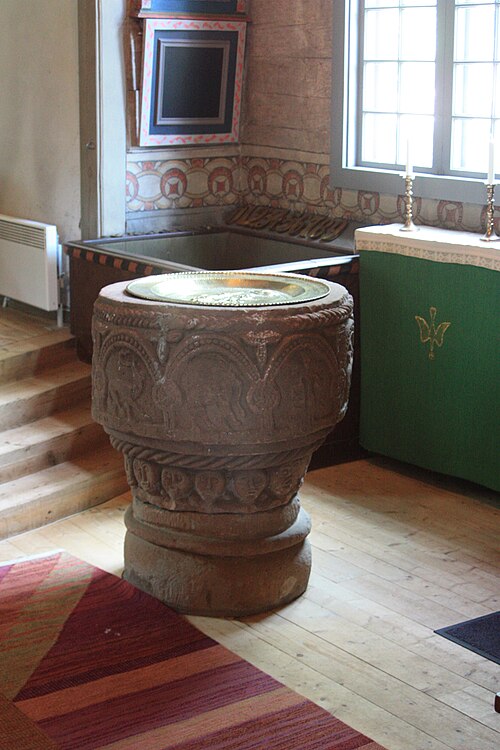 Vireda kyrka, interno