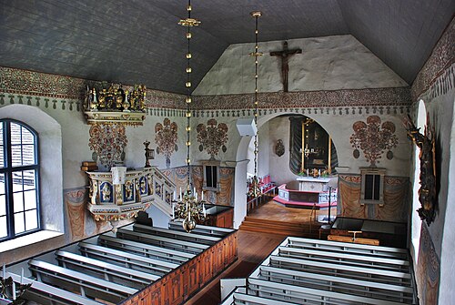 Alvesta kyrka, interno