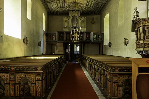 Follingbo kyrka, interno