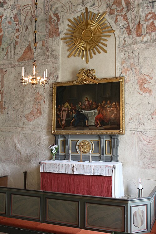 Morkarla kyrka, interno