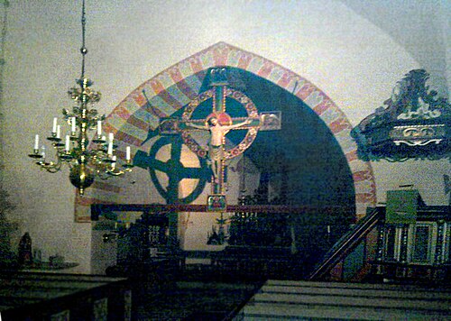 Näs kyrka, interno
