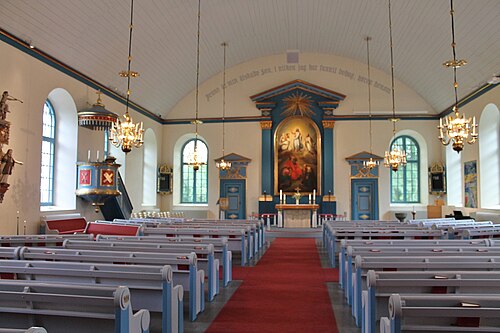 Öja kyrka, interno