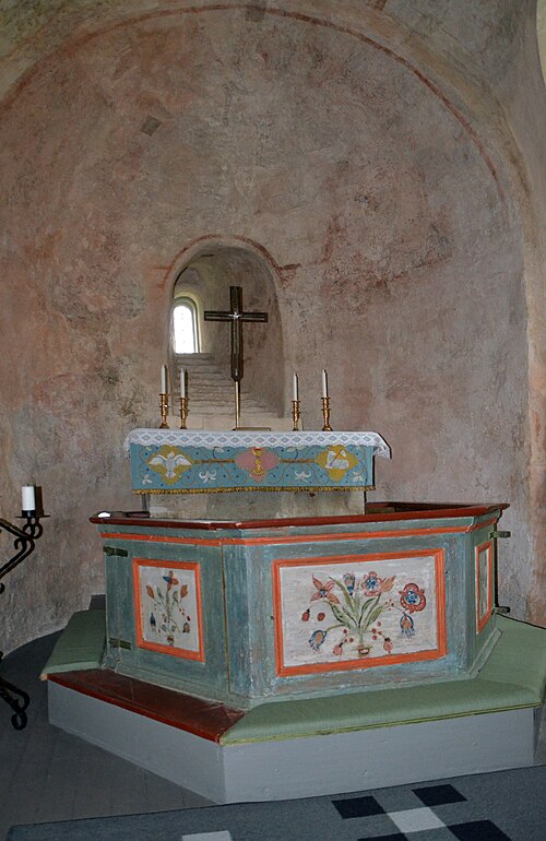 Eriksbergs gamla kyrka, intérieur