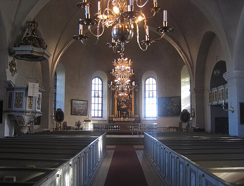 Mariefreds kyrka, intérieur
