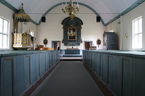 Djura kyrka, intérieur
