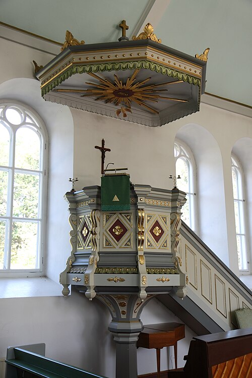 Frillesås kyrka, interno