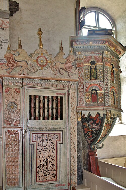 Gärdslösa kyrka, interno