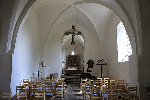 Hemmesjö gamla kyrka, intérieur