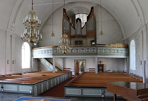 Nora kyrka, interno