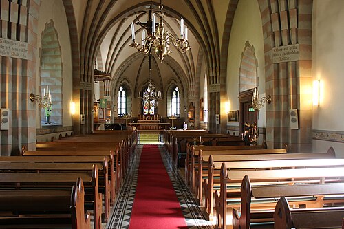 Tärna kyrka, interno