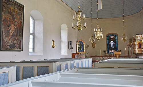 Angelstads kyrka, interno