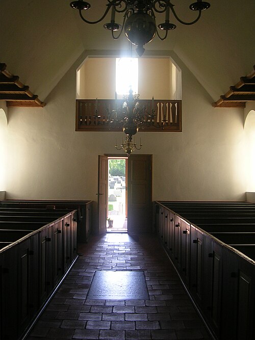 Huaröds kyrka, interno