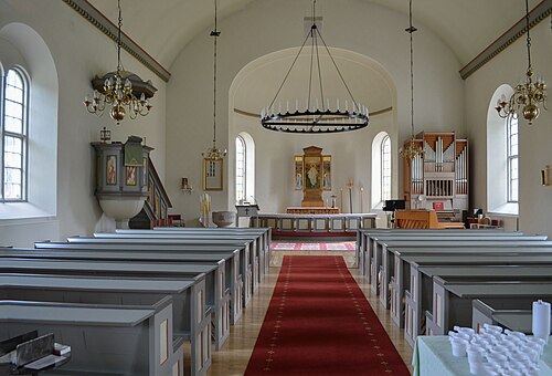 Hyltebruks kyrka, interno