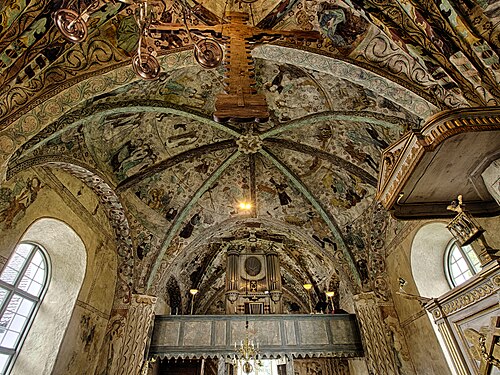 Härkeberga kyrka, interno