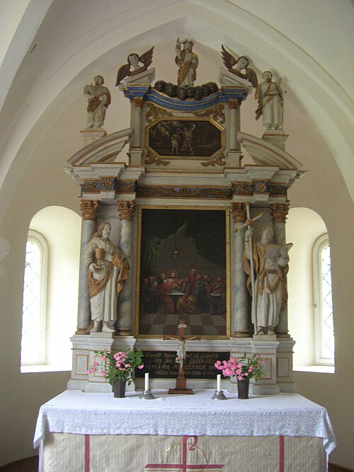 Igelösa kyrka, intérieur