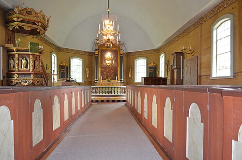 Mulseryds kyrka, intérieur