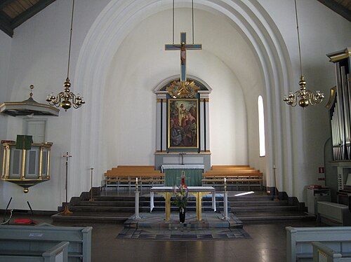 Nybro kyrka, intérieur