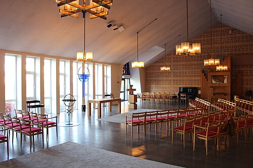 Petersgårdens kyrka, interno
