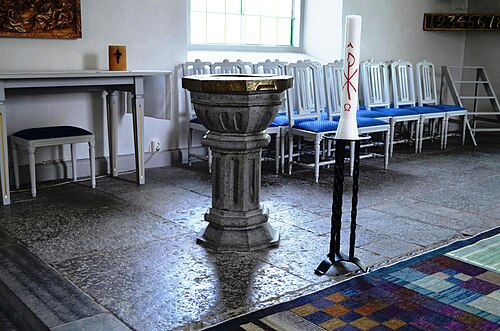 Skeda kyrka, interno