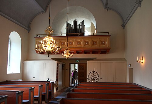 Asklanda kyrka, interno