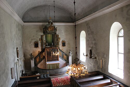 Fröslunda kyrka, interno