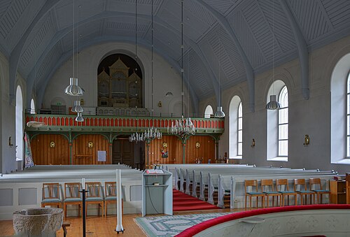 Furuby kyrka, interno