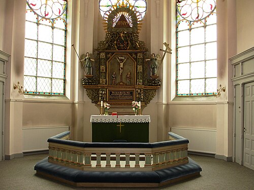 Hishults Kyrka, interno