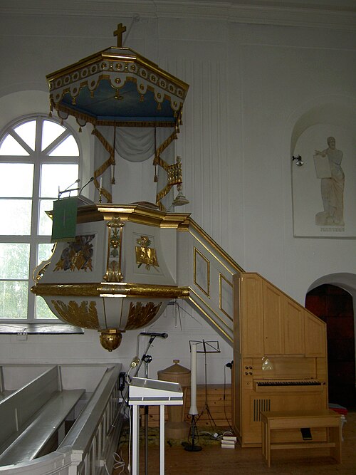 Jättendals kyrka, interno