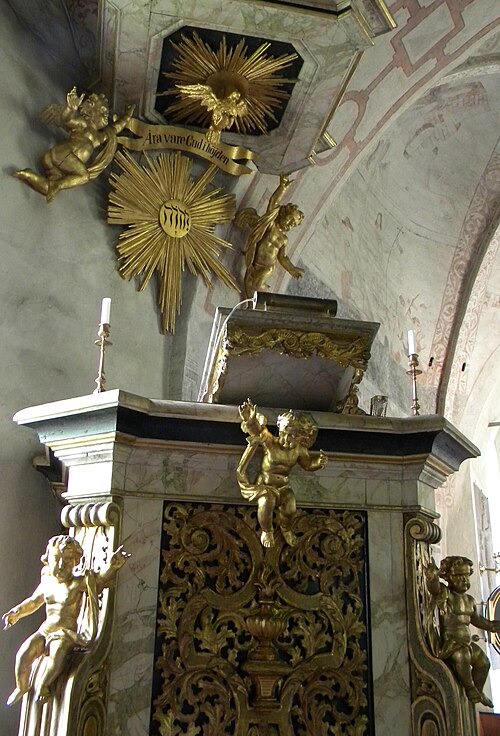 Bälinge kyrka, interno
