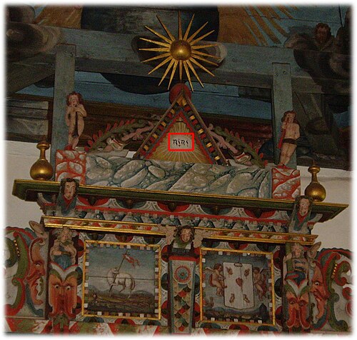 Landa kyrka, interno