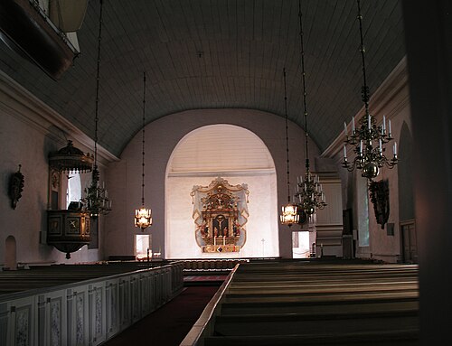 Motala kyrka, interno