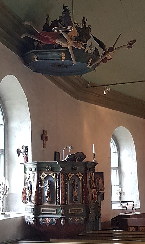 Älgå kyrka, interno