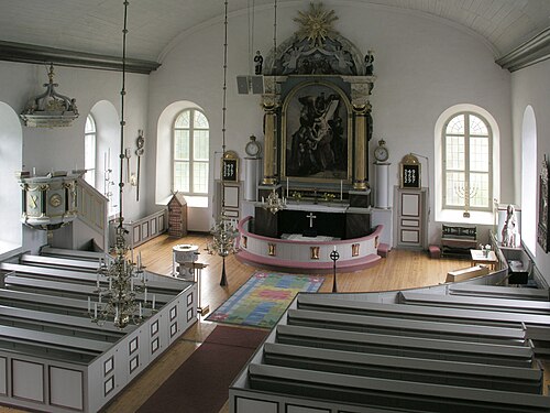Runstens kyrka, interno
