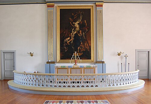 Skatelövs kyrka, interno