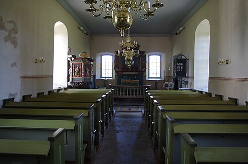 Ugglums kyrka, intérieur