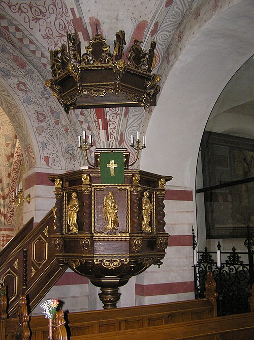 Vittskövle kyrka, intérieur