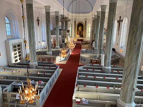 Hamrånge kyrka, interno