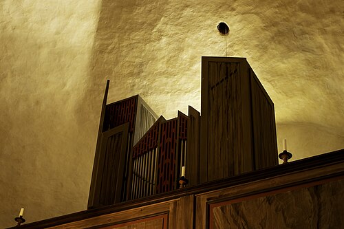 Fide kyrka, interno