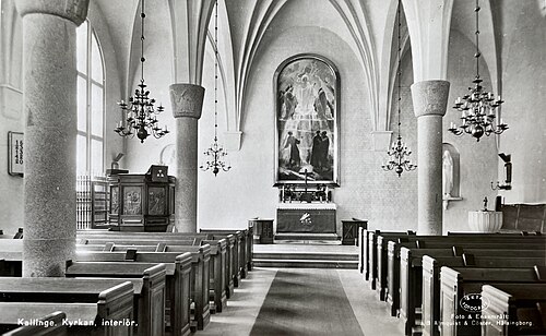 Kallinge kyrka, interno