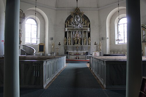 Järlåsa kyrka, interno