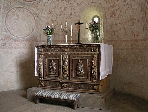Kumlaby kyrka, interno