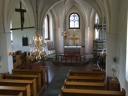Stora Harrie Kyrka, interno