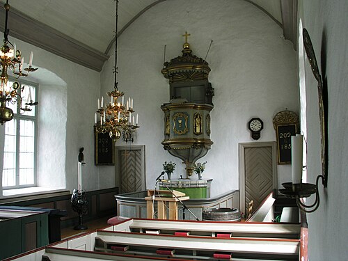 Ventlinge kyrka, intérieur