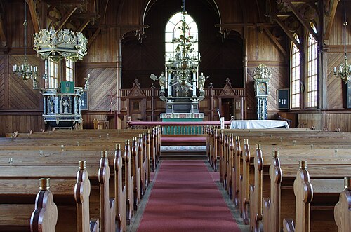 Bjurbäcks kyrka, intérieur