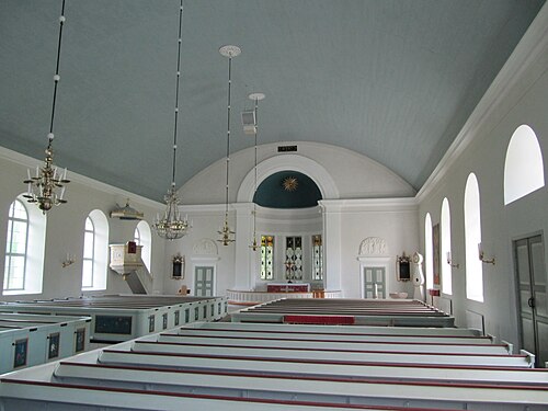 Hjälmseryds kyrka, intérieur