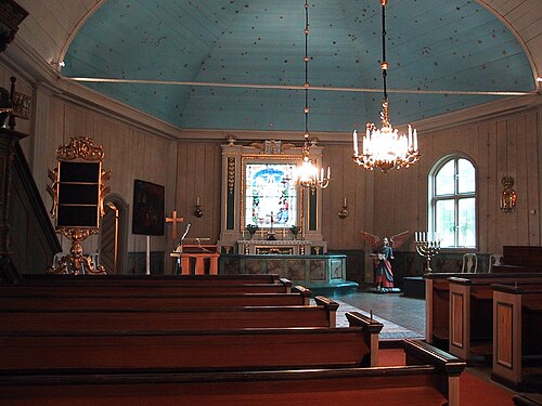 Hjulsjö kyrka, intérieur