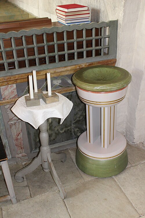 Bladåkers kyrka, interno