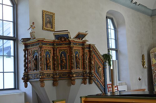 Fredsbergs kyrka, interno